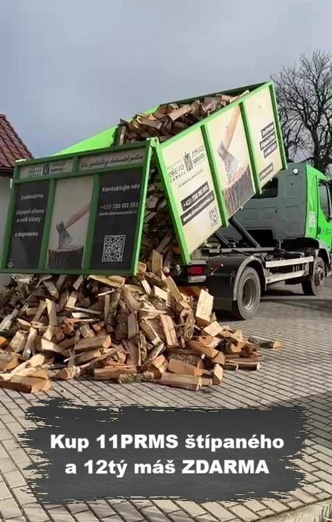 Akce: Kup 11 PRMS štípaného a 12tý máš zdarma